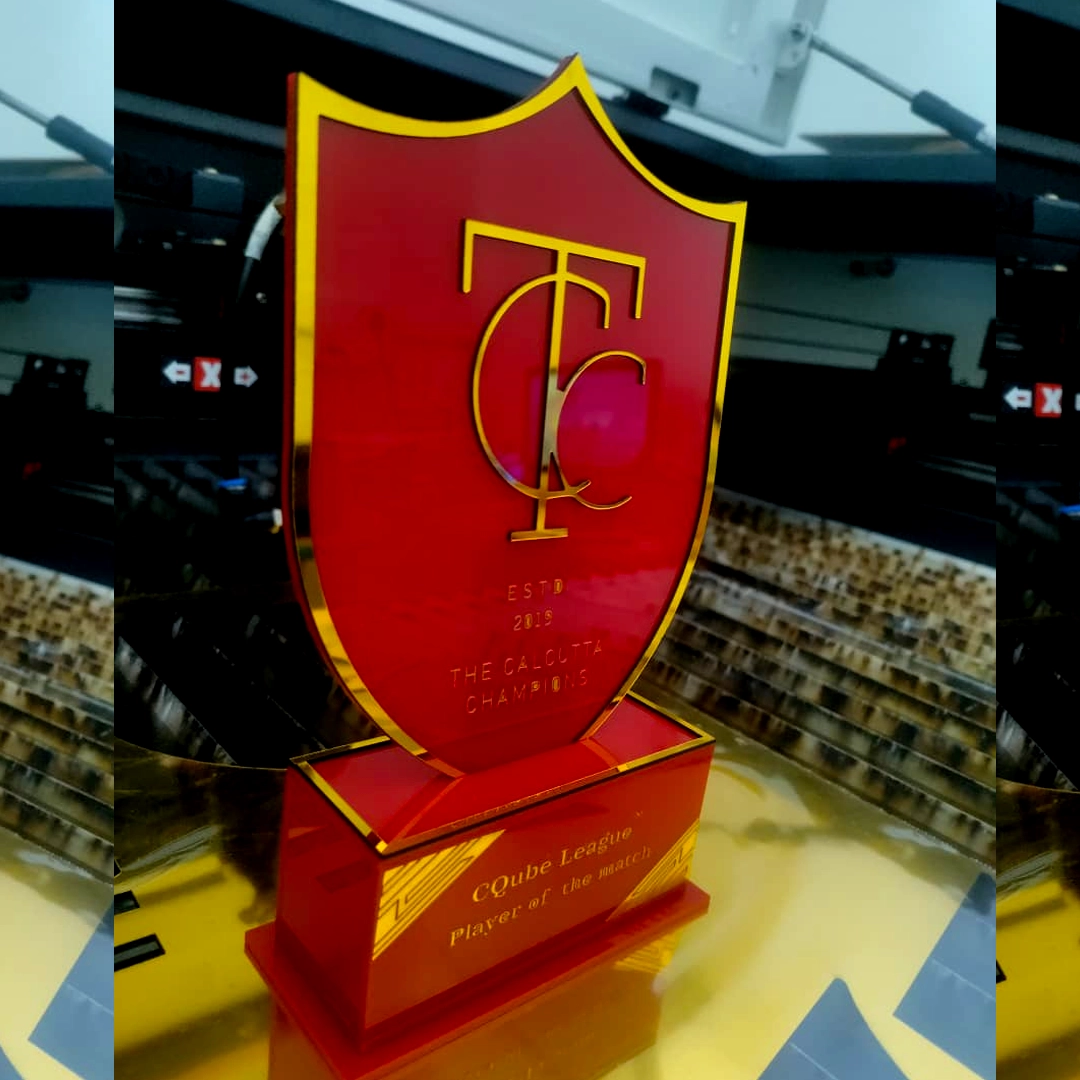 Cricket Tournament Acrylic Trophy 2