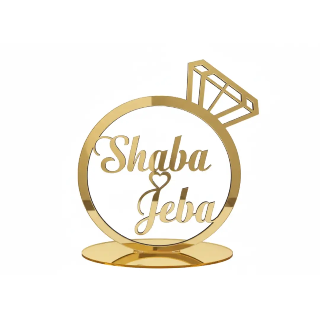 Couple Ring Name Stand 3