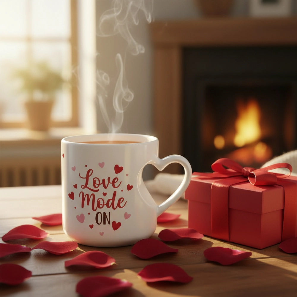 Heart Cut Handel Mug – 11 OZ 2