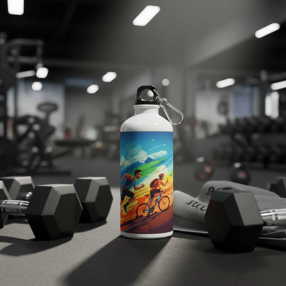 Printed Aluminium Water Bottle - View 1