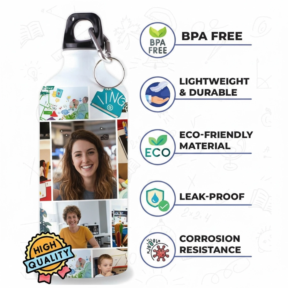 Printed Aluminium Water Bottle - View 2