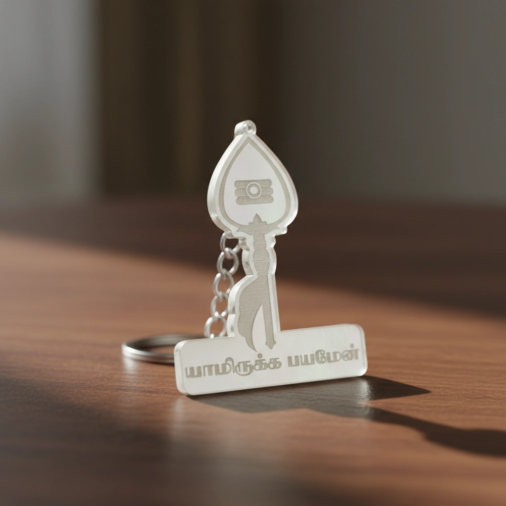 Tamil Devotional Acrylic Keychain 3