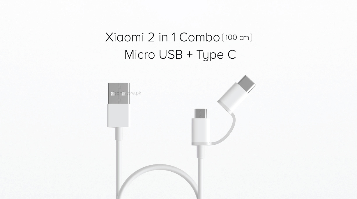 Mi 2 in 1 Type C+Micro Cable
