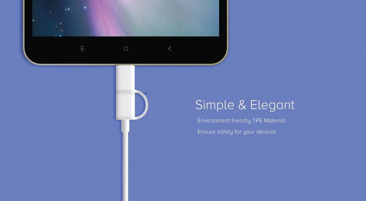 Mi 2 in 1 Type C+Micro Cable