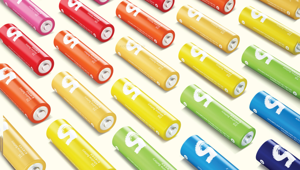 Mi Rainbow AA Alkaline Battery Mi Rainbow AA Alkaline Battery