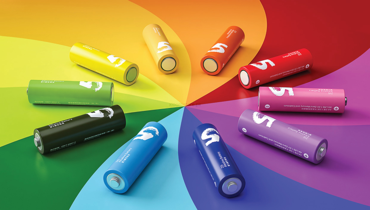 Mi Rainbow AA Alkaline Battery Mi Rainbow AA Alkaline Battery