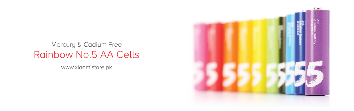 Mi Rainbow AA Alkaline Battery Mi Rainbow AA Alkaline Battery