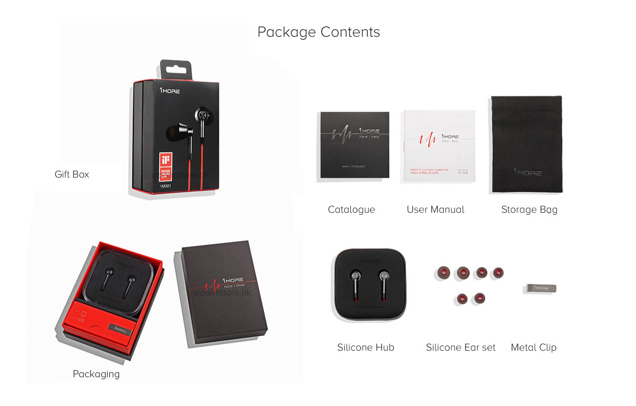 1MORE In-Ear Earphones 1MORE In-Ear Earphones