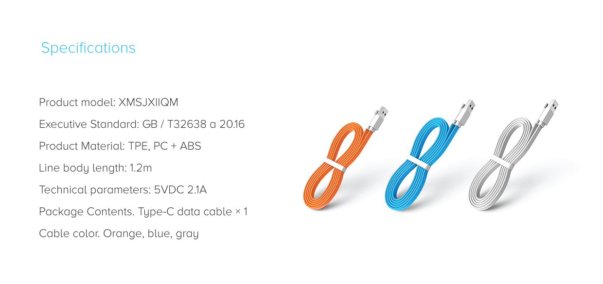 Mi Type-C Fast Charge Data Cable Mi Type-C Fast Charge Data Cable