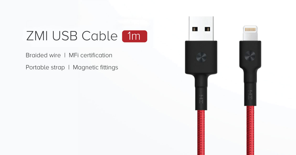 ZMI Apple USB Cable (1m Braided Cable) ZMI Apple USB Cable (1m Braided Cable)