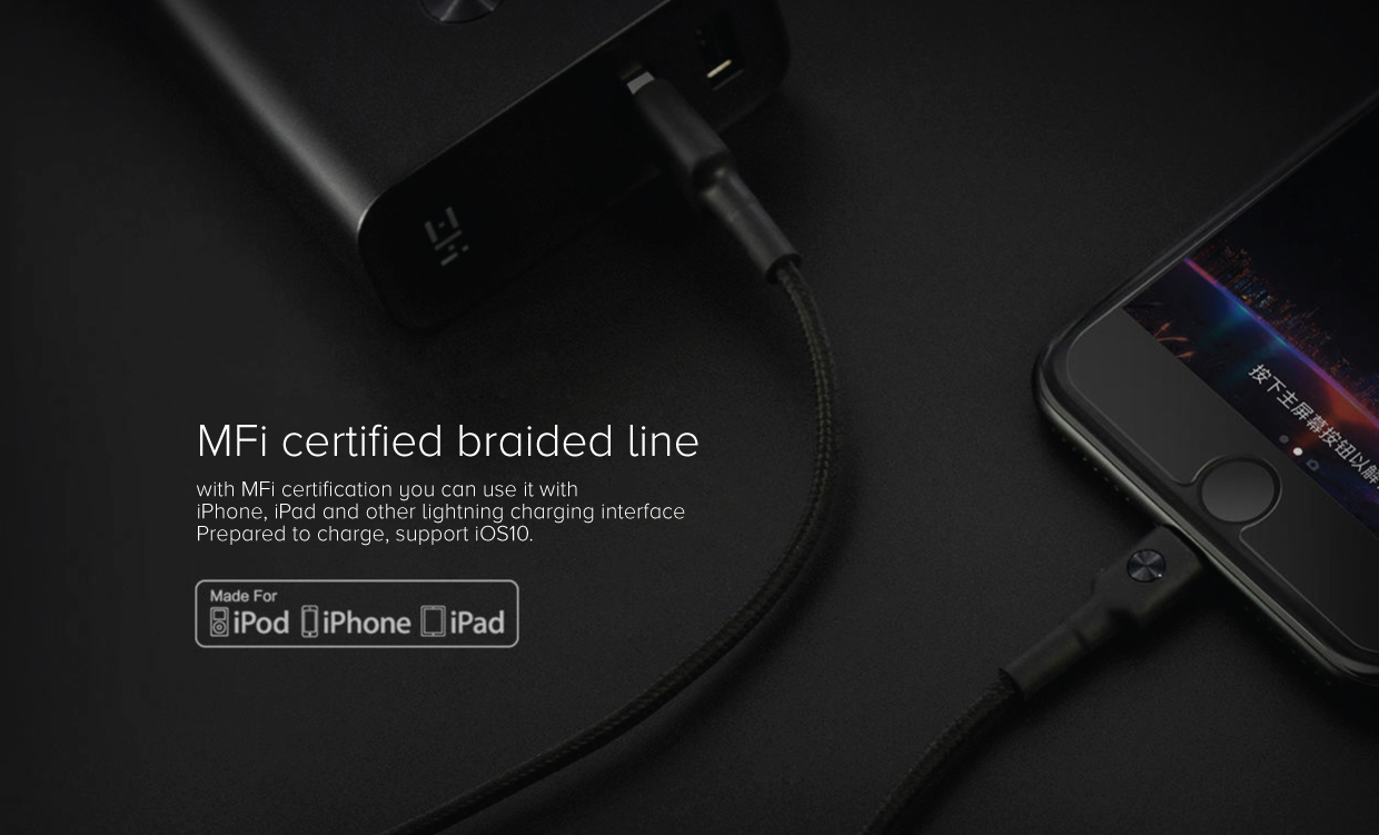 ZMI Apple USB Cable (1m Braided Cable) ZMI Apple USB Cable (1m Braided Cable)