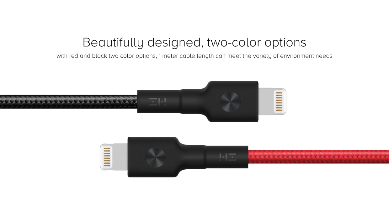 ZMI Apple USB Cable (1m Braided Cable) ZMI Apple USB Cable (1m Braided Cable)