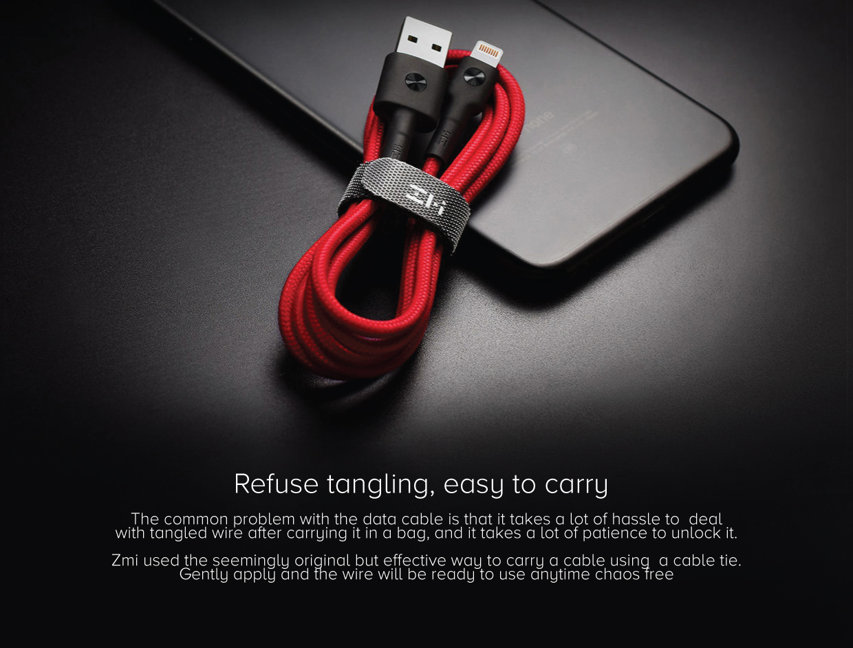 ZMI Apple USB Cable (1m Braided Cable) ZMI Apple USB Cable (1m Braided Cable)