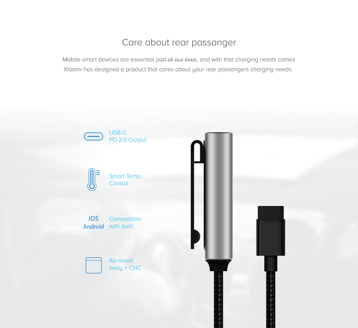 Mi Car Charger Extension Adapter Mi Car Charger Extension Adapter