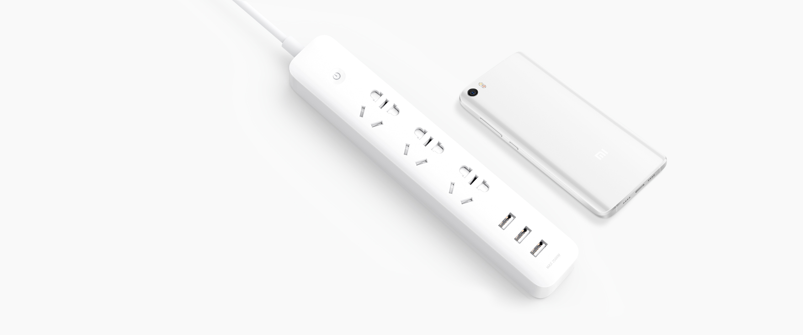 Mi Smart WiFi Power Strip 3 USB 3 Sockets